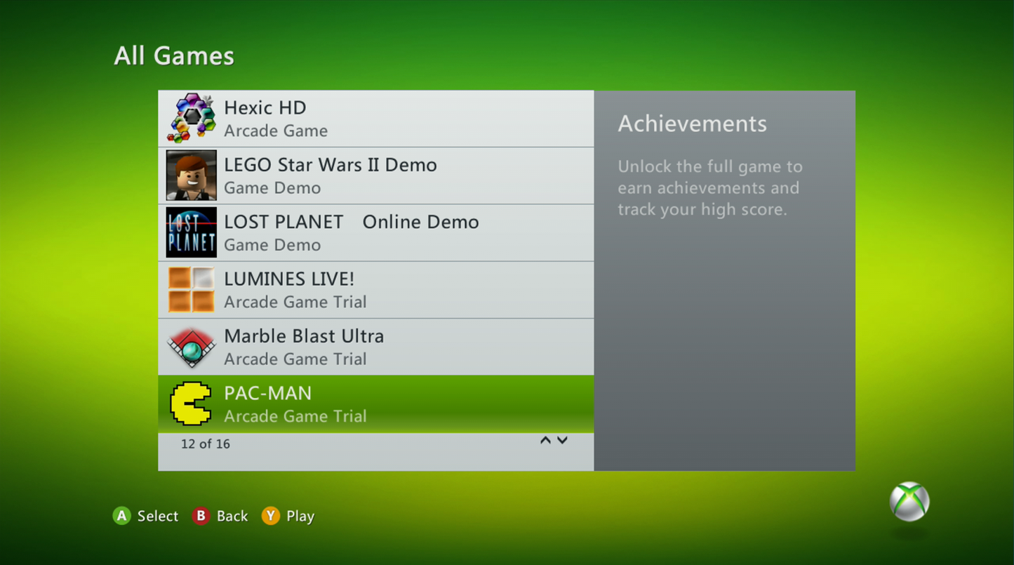 Microsoft Xbox 360 Summer Intern Edition w/ Box - 60GB - White - USED