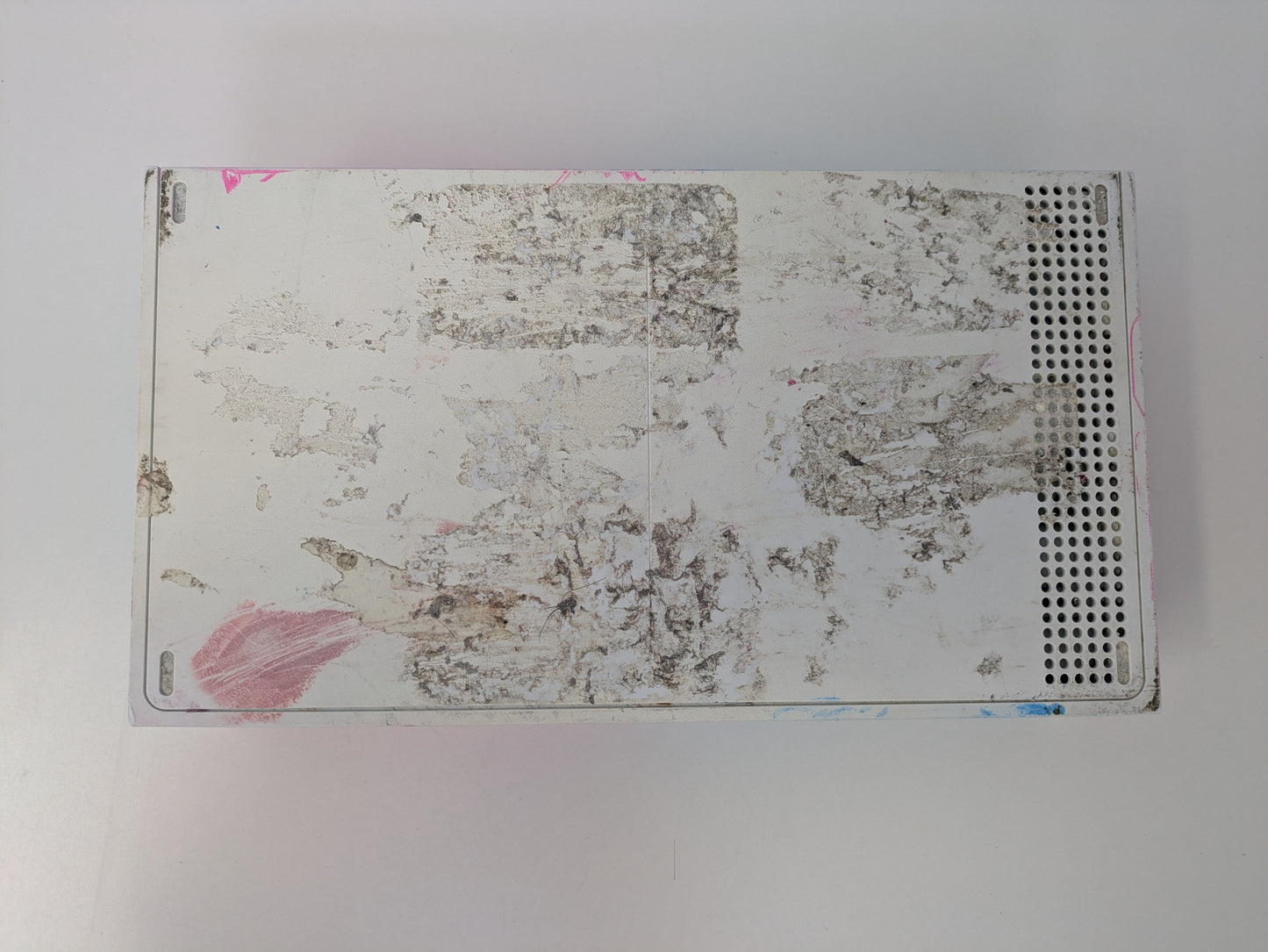 Microsoft Xbox Series S 512GB Console w/ accessories - Custom Pink/Blue Paint Job - MISSING FRONT USB PORT - Used