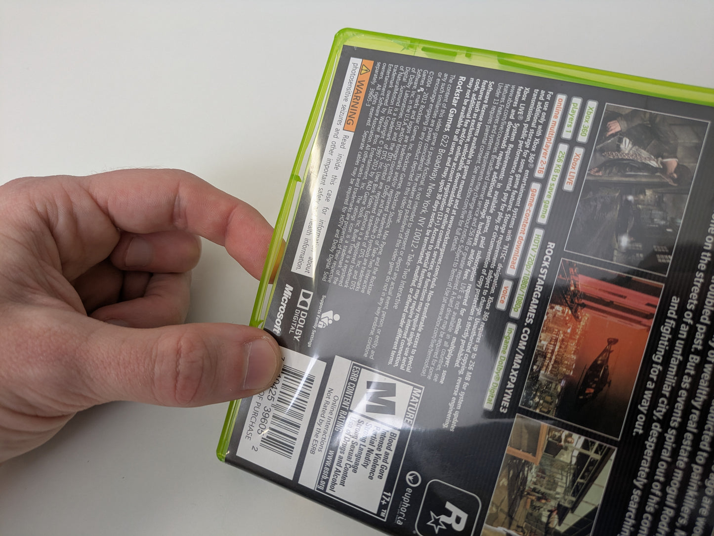 Max Payne 3 (Xbox 360) - CIB
