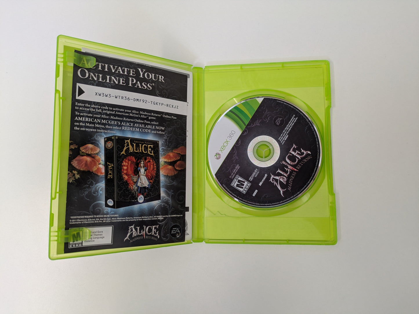 Alice: Madness Returns (Xbox 360) - CIB
