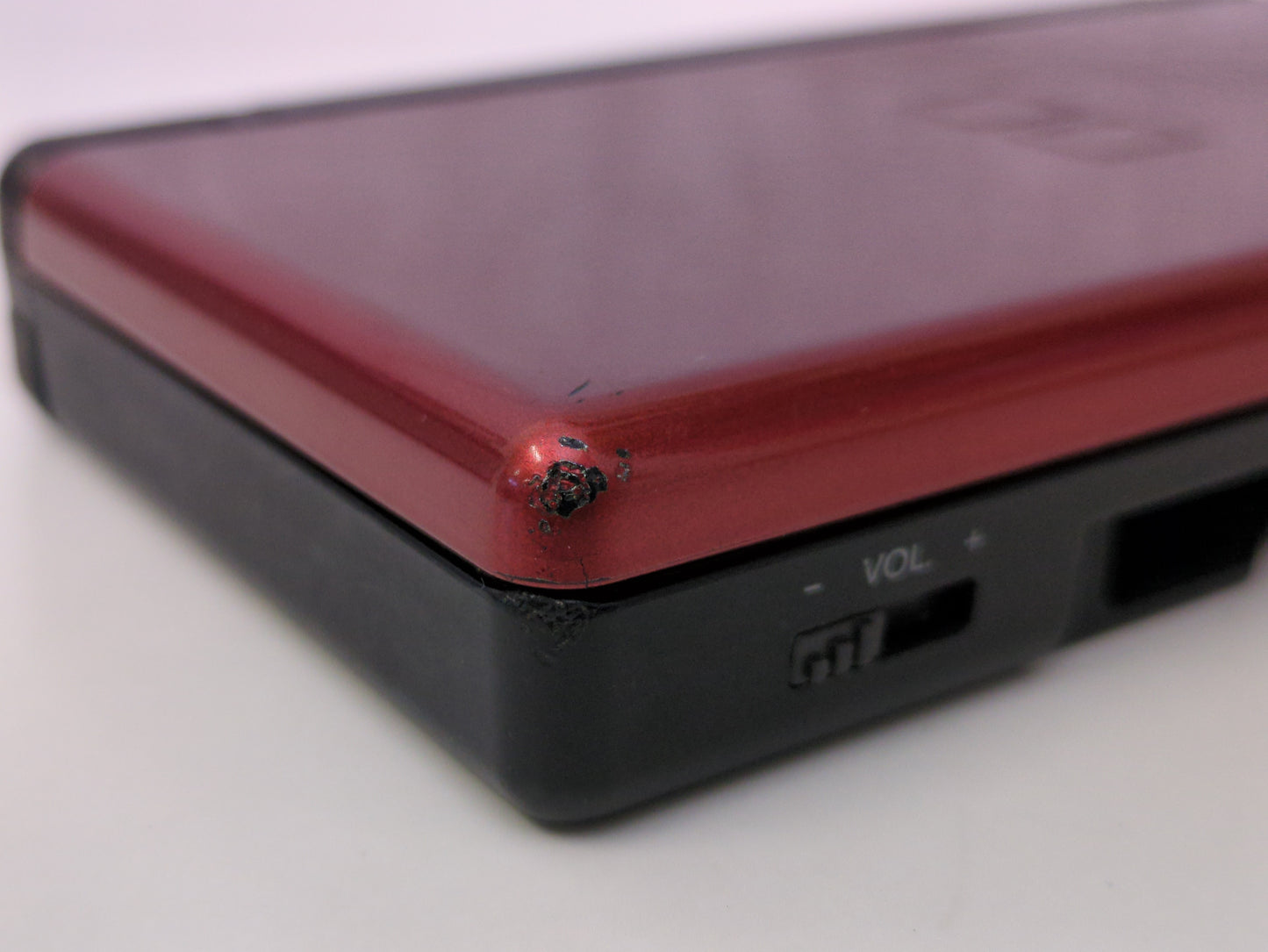 Nintendo DS Lite - Crimson Red & Black - CONSOLE ONLY - Used