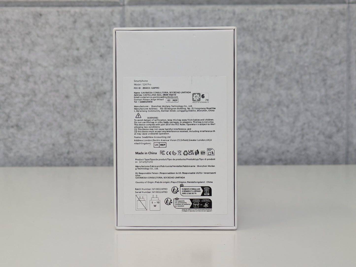 FUFFi Sliding Android Smartphone (Network Unlocked) - 16GB - Black - USED