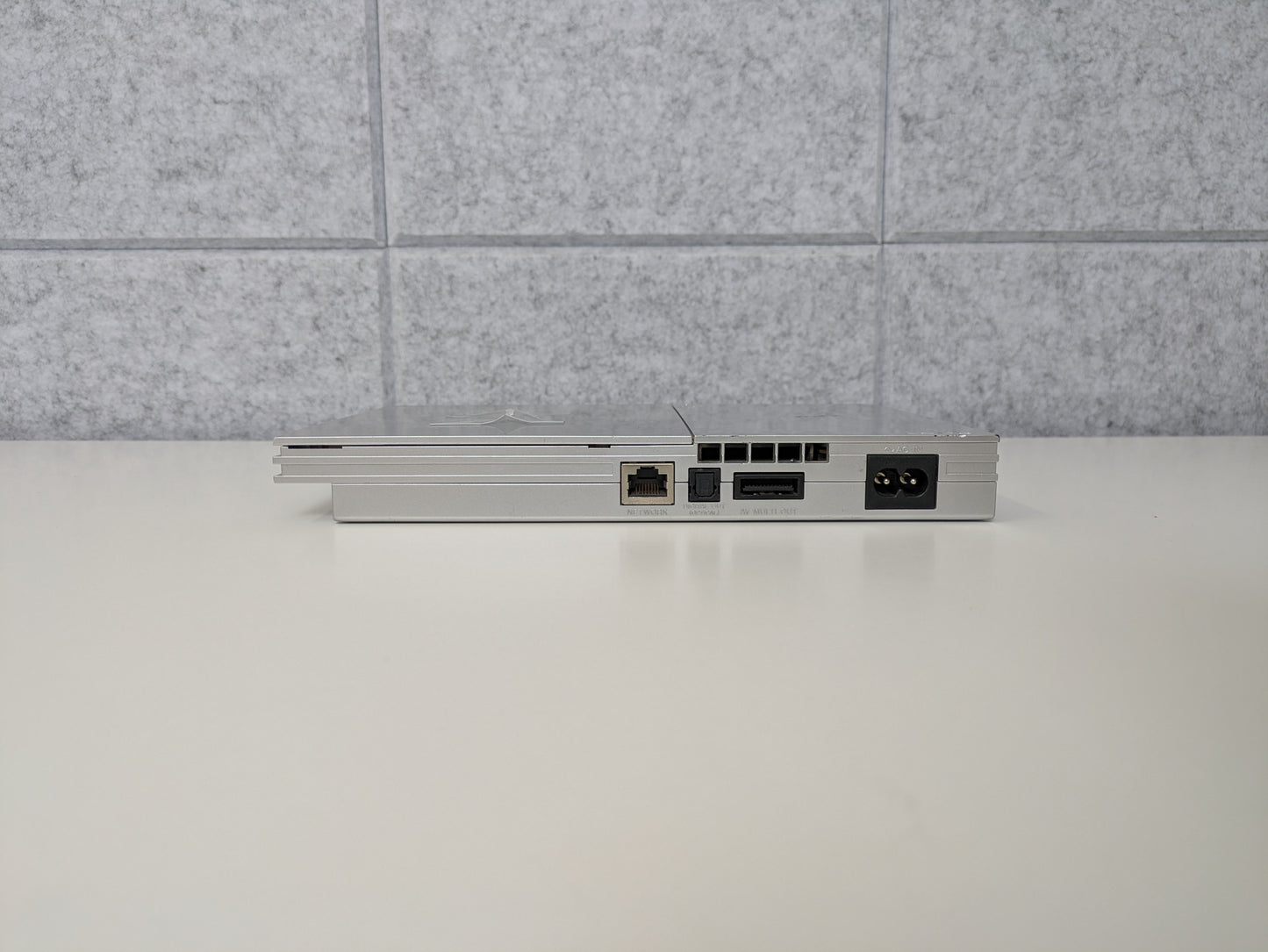 Sony Playstation 2 PS2 Super Slim SCPH-90001 - Silver - CONSOLE ONLY - AS-IS