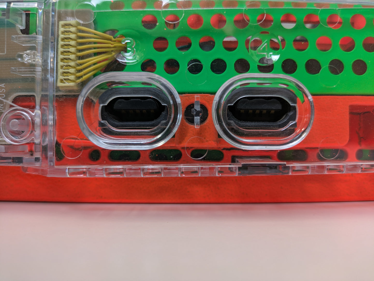 Microsoft Xbox MODDED w/ XBMC DASH - 1TB HARD DRIVE & CUSTOM SHELL & LEDs - TESTED & WORKING - AS-IS