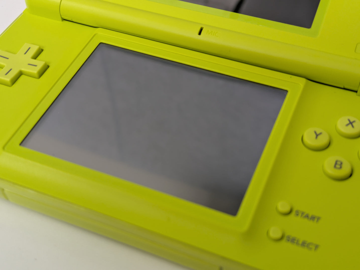 Nintendo DS Lite - Lime Green - PAL Variant - New Super Mario Bros. Bundle - Official Licensed Nintendo Refurbished Product - Used