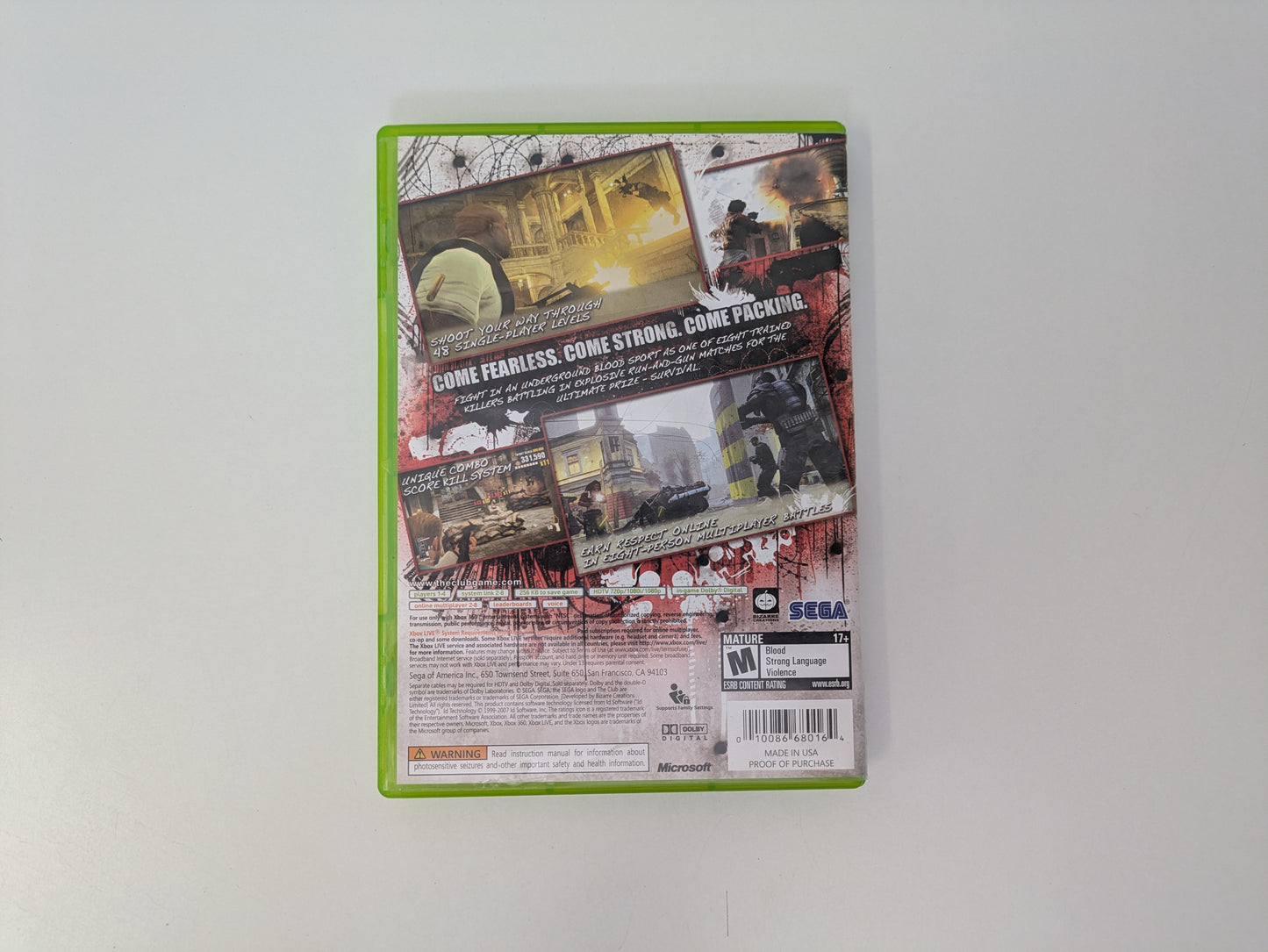 The Club (Xbox 360) - CIB