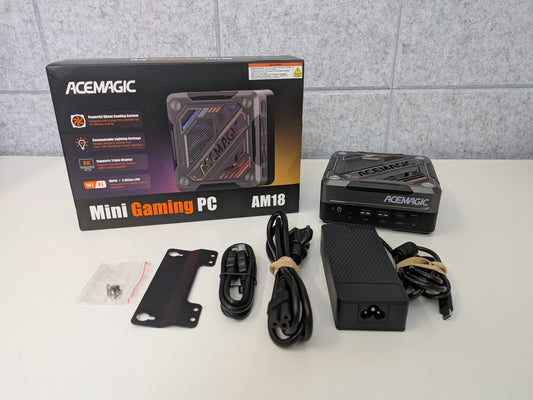 AceMagic AM18 Mini Gaming PC - Gray - 1TB SSD/32GB RAM - USED