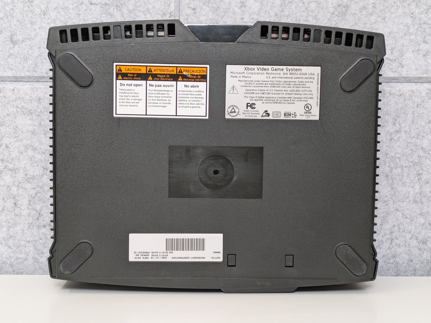 Microsoft Xbox (Original/OG) - Console Only - Black - USED