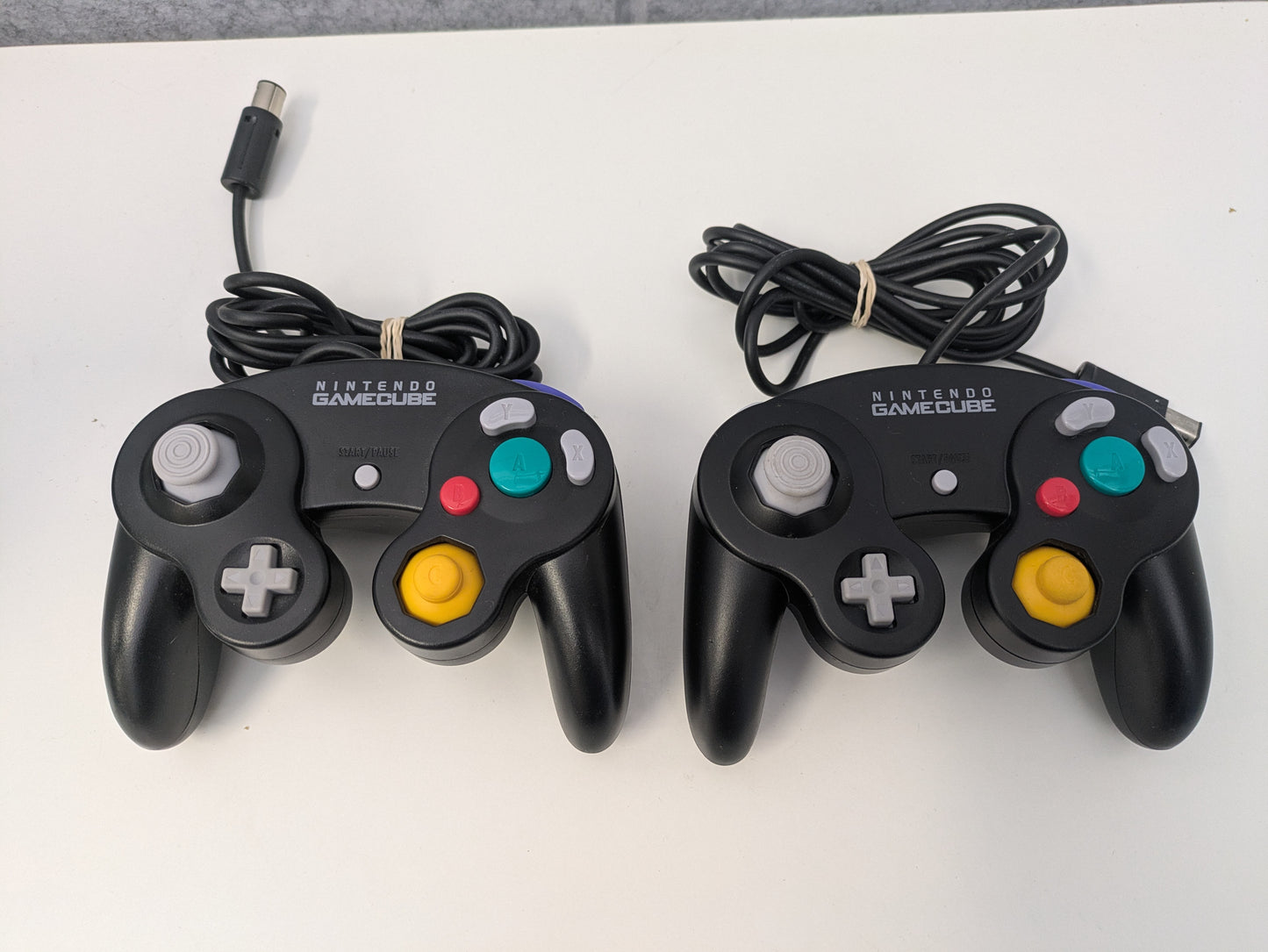Nintendo Black GameCube Console w/ Box, Controllers, & Cords - USED (GG93)