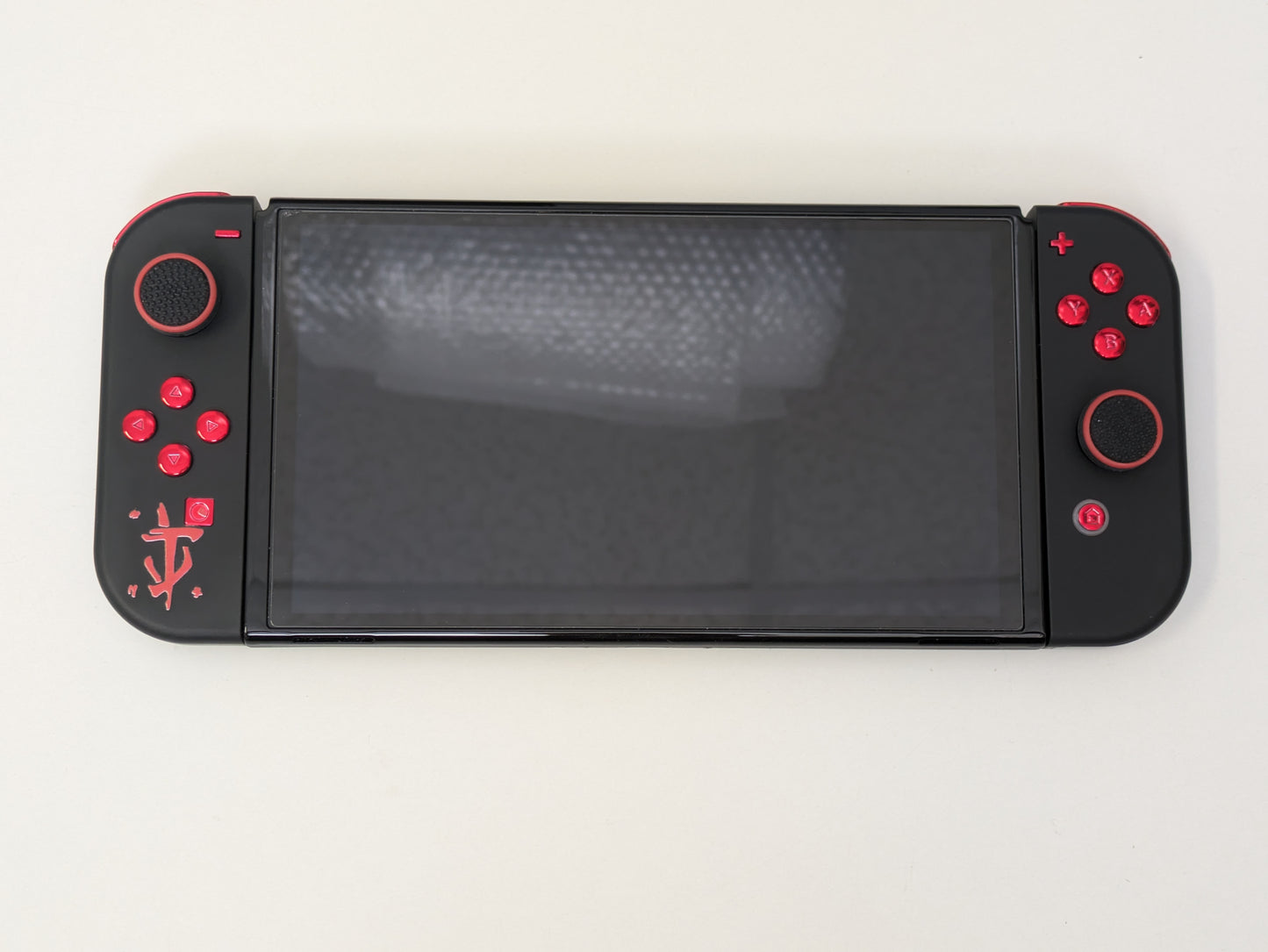 Nintendo Switch OLED - CUSTOM Doomslayer Edition - CIB w/ Custom Box - USED