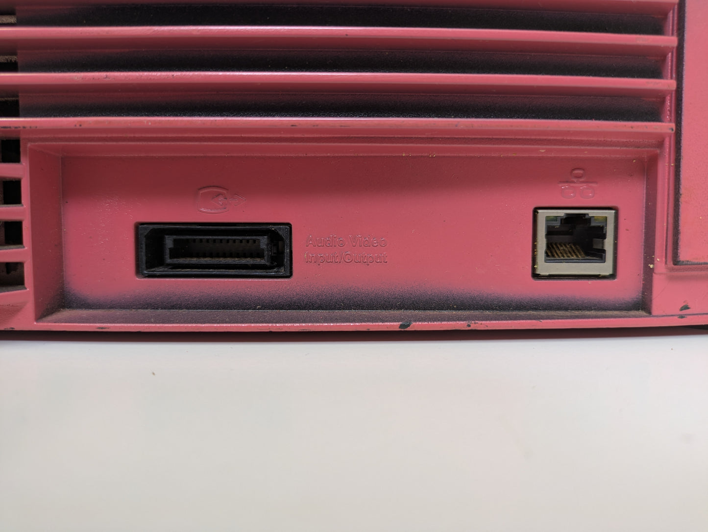 Microsoft Xbox CONSOLE ONLY - Custom Pink and Purple Paint - ISSUES READING DISCS - AS-IS
