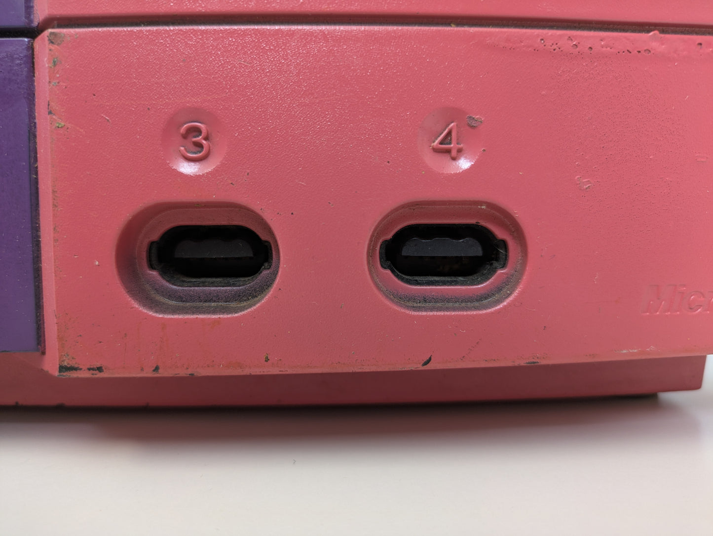 Microsoft Xbox CONSOLE ONLY - Custom Pink and Purple Paint - ISSUES READING DISCS - AS-IS