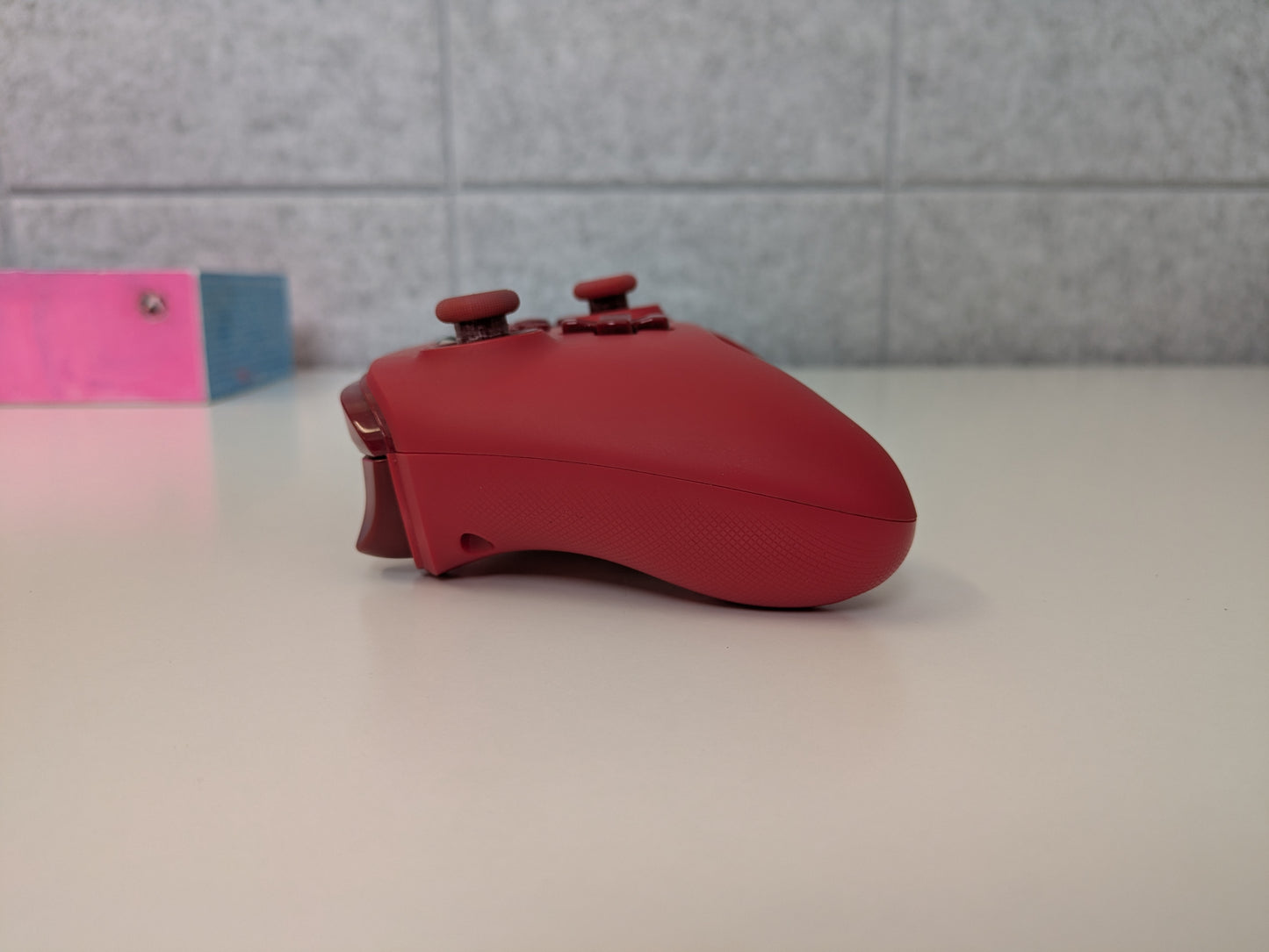 Microsoft Xbox Series S 512GB Console w/ accessories - Custom Pink/Blue Paint Job - MISSING FRONT USB PORT - Used