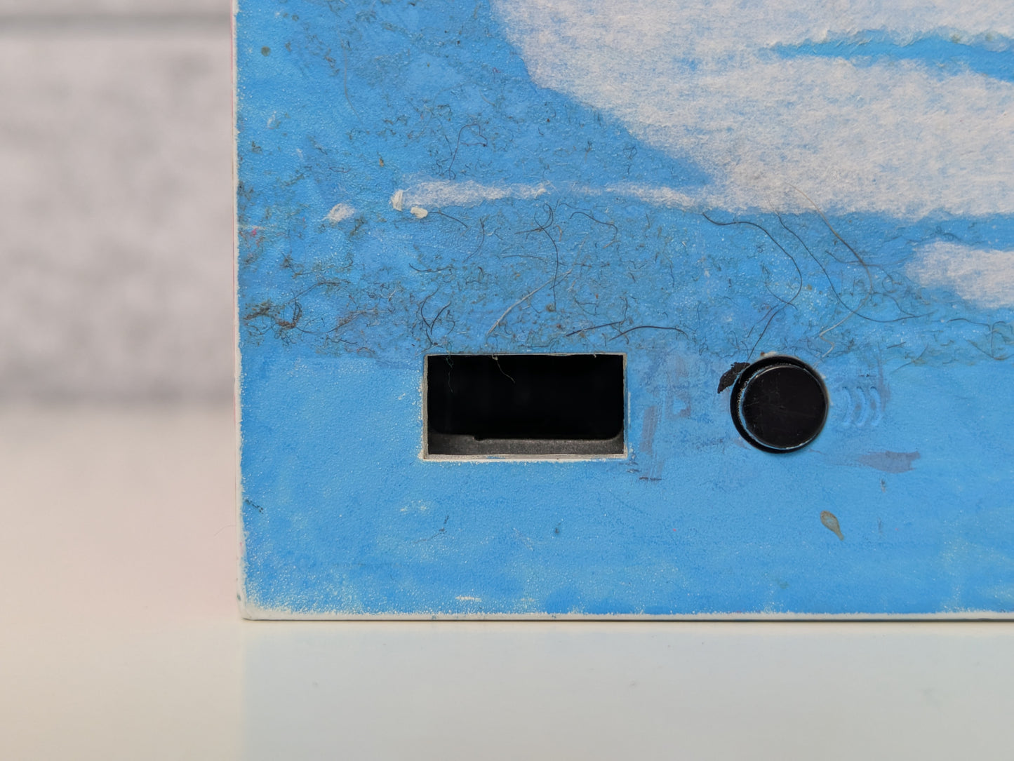 Microsoft Xbox Series S 512GB Console w/ accessories - Custom Pink/Blue Paint Job - MISSING FRONT USB PORT - Used
