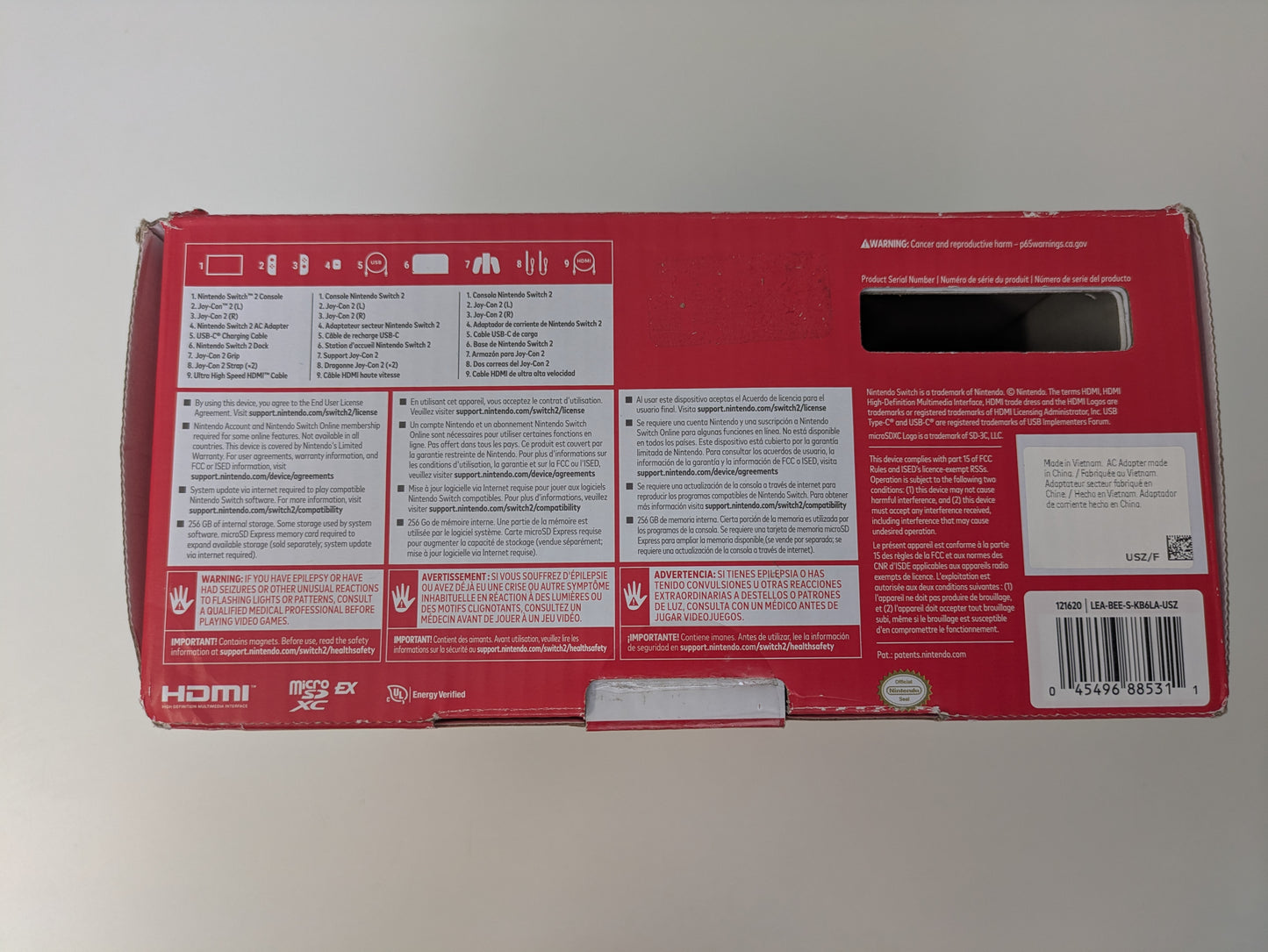 Nintendo Switch 2 COMPLETE IN BOX - WIFI ISSUES - AS-IS