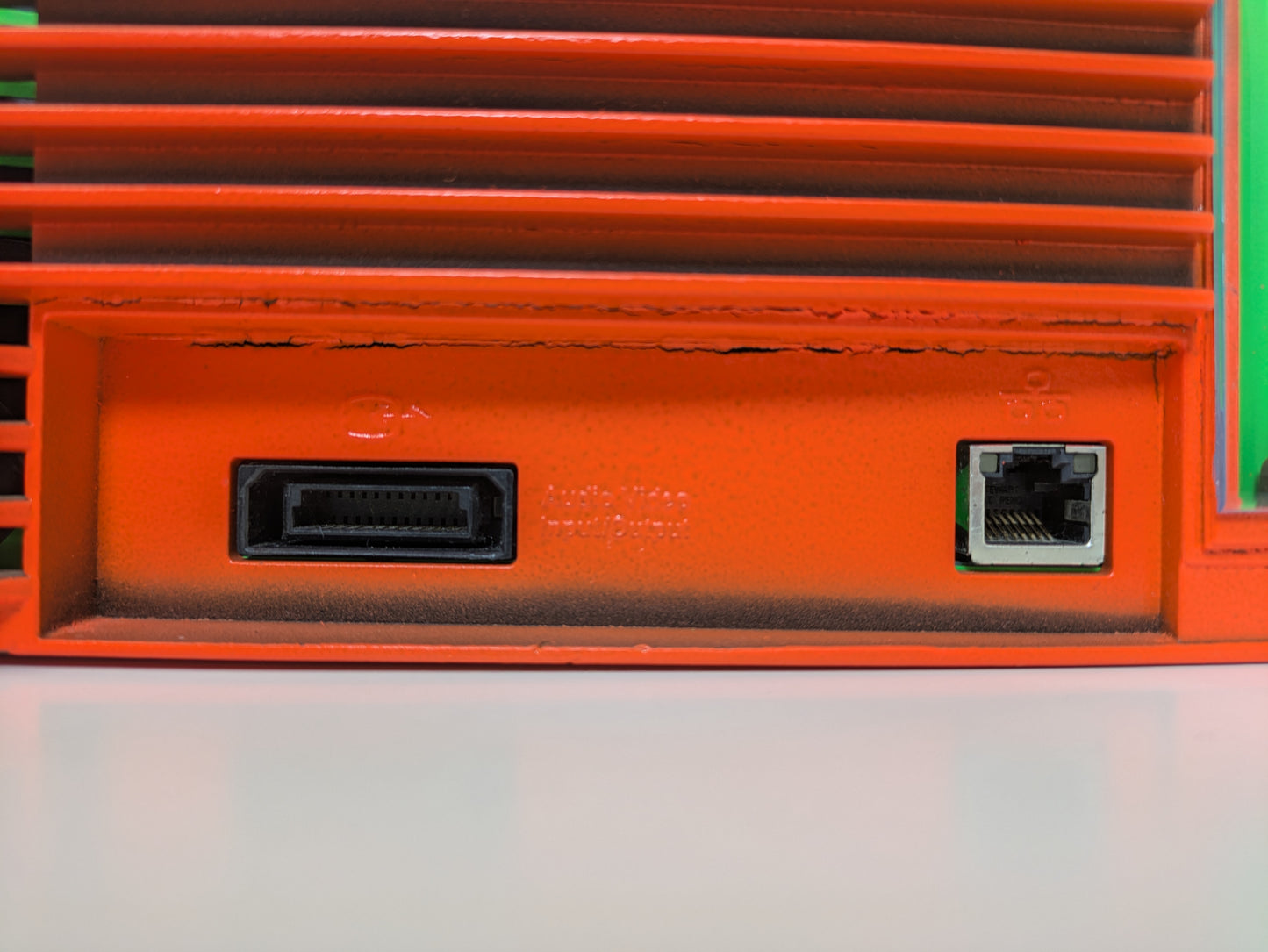 Microsoft Xbox MODDED w/ XBMC DASH - 1TB HARD DRIVE & CUSTOM SHELL & LEDs - TESTED & WORKING - AS-IS