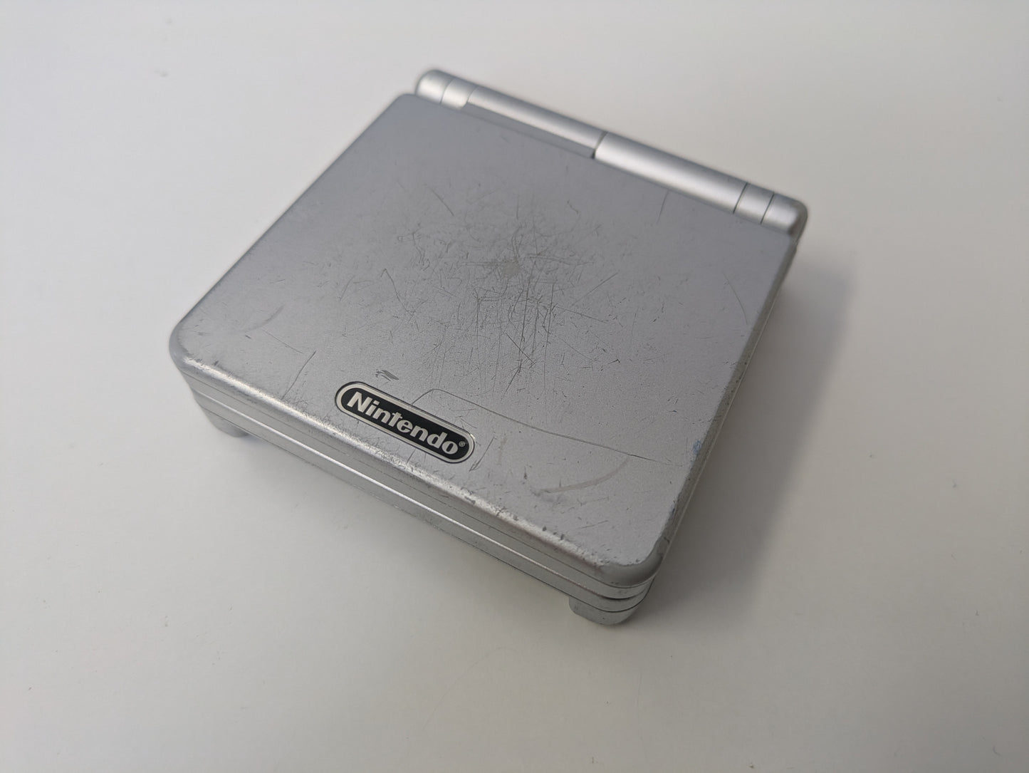 Nintendo GameBoy Advance SP GBA SP AGS-001 (Platinum Silver) - Console ONLY - USED