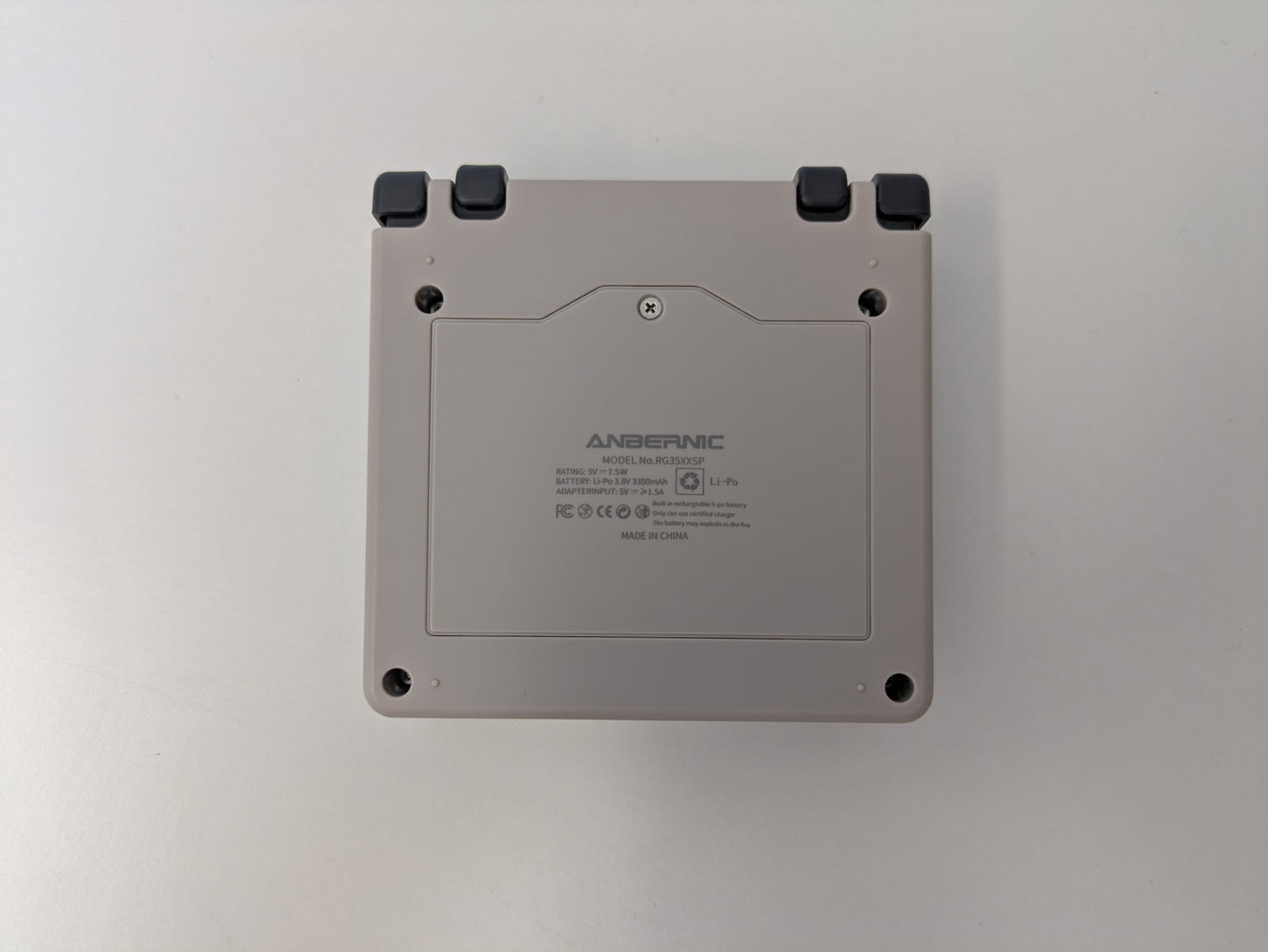 Anbernic RG35XXSP (DMG Gray) w/ 64GB microSD card - GBA SP emulator console - USED LIKE NEW