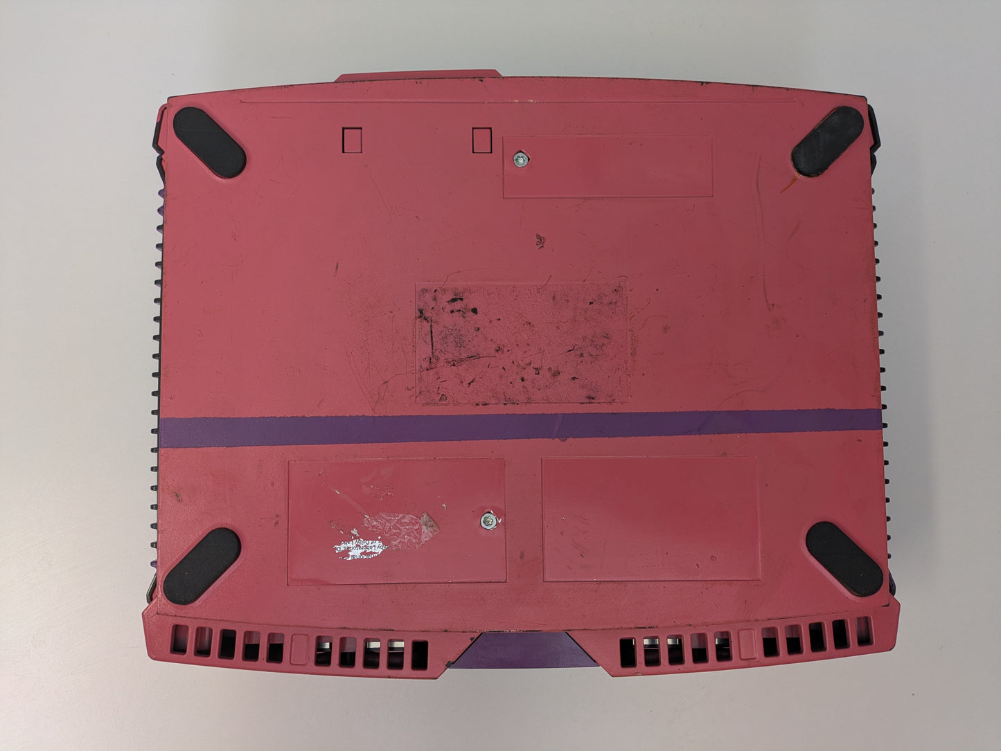 Microsoft Xbox CONSOLE ONLY - Custom Pink and Purple Paint - ISSUES READING DISCS - AS-IS