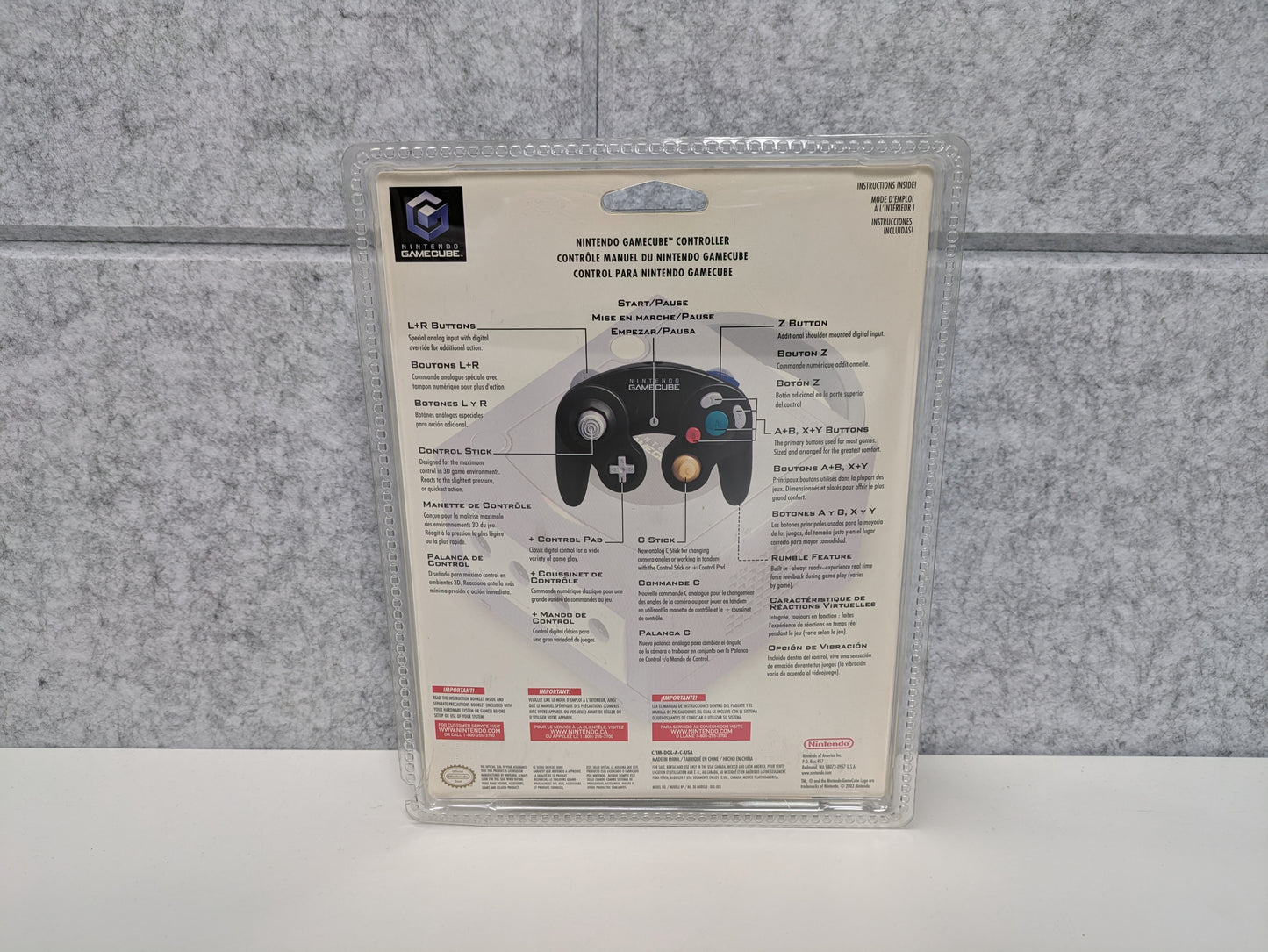 Nintendo OEM Indigo GameCube Controller - Brand New/Sealed