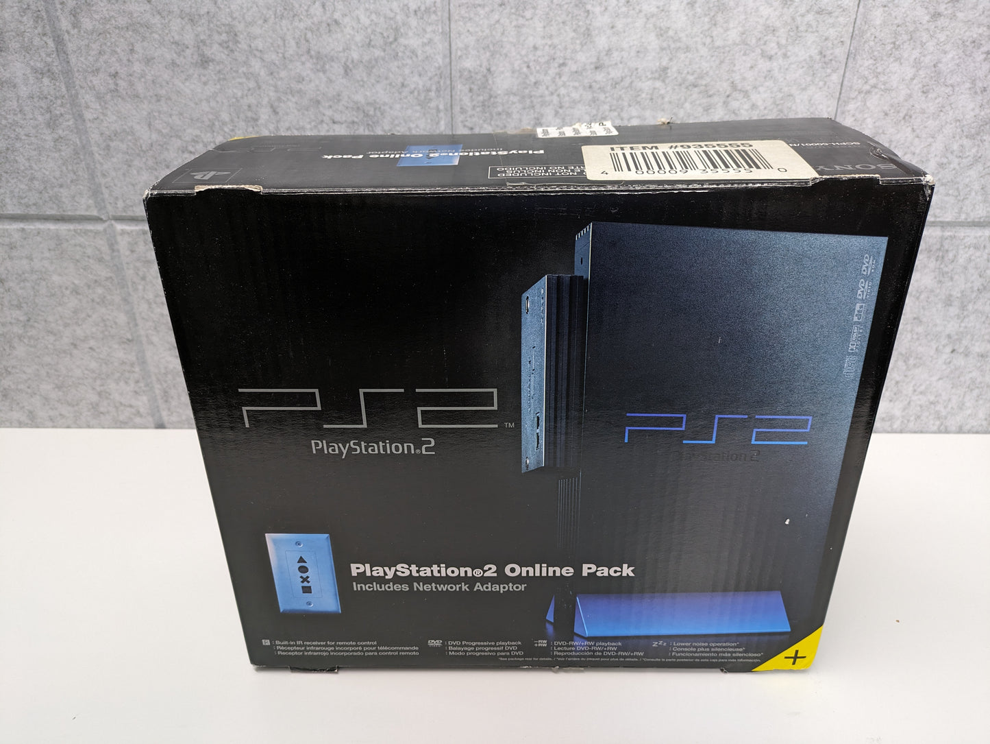 Sony PlayStation 2 PS2 Online Combo Pack w/ Controller & Cords - USED (CIB) (GG22)