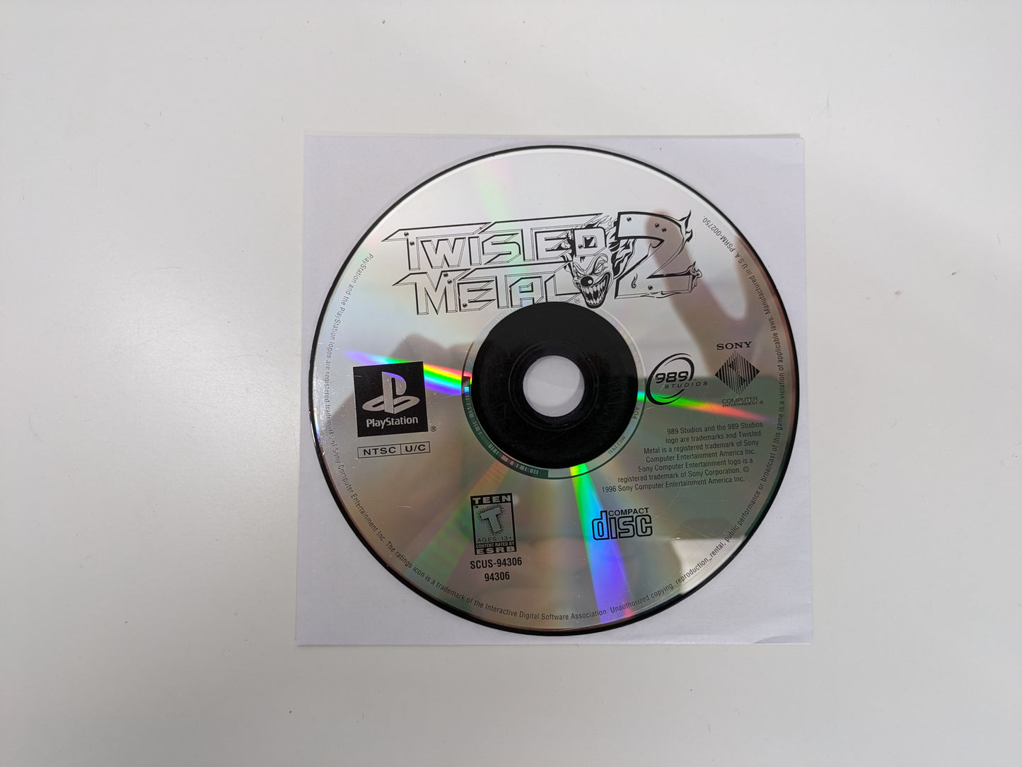 Twisted Metal 2 (PlayStation PS1) Game ONLY - USED