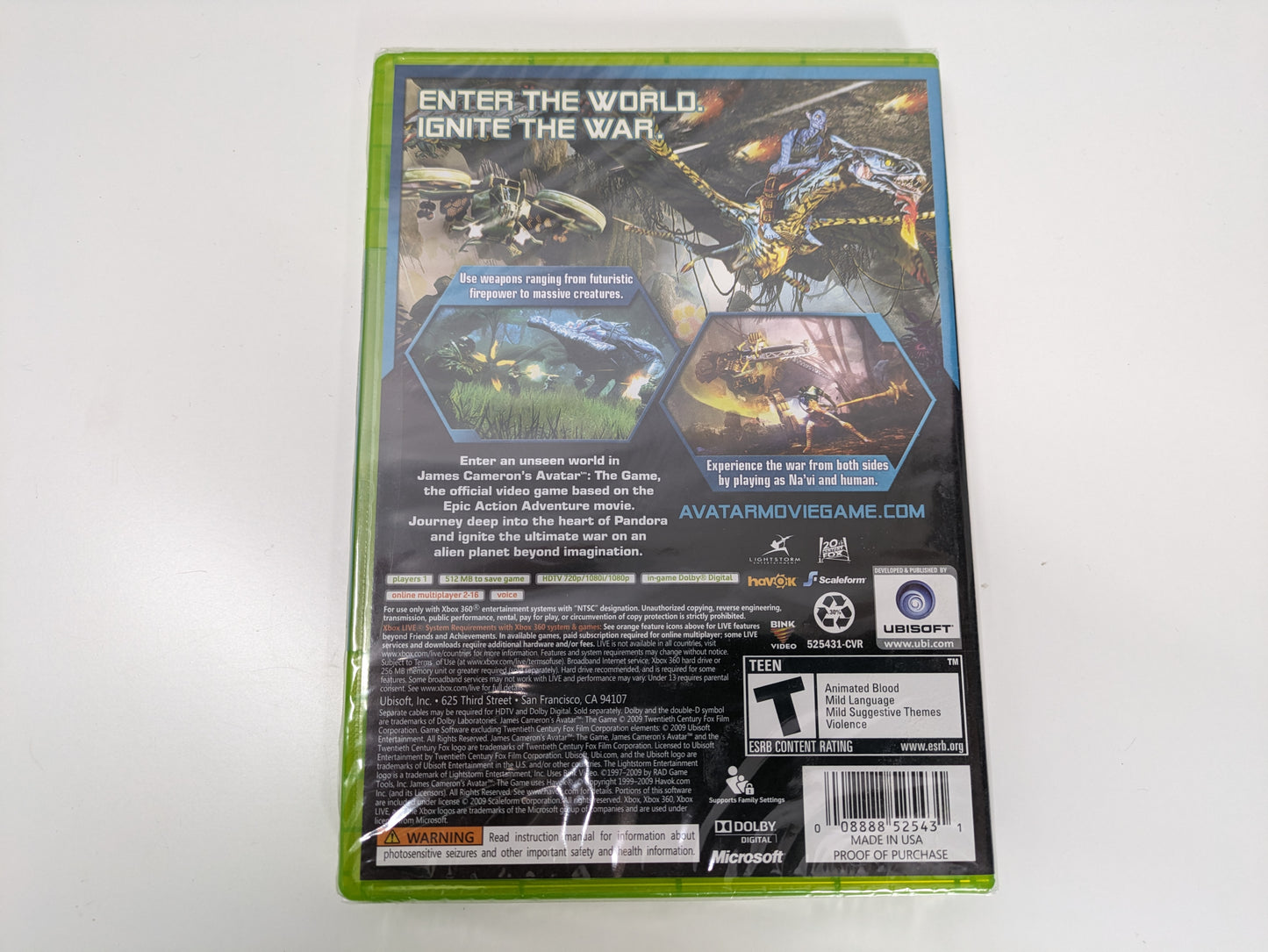 Avatar: The Game (Xbox 360) CIB - BRAND NEW / SEALED