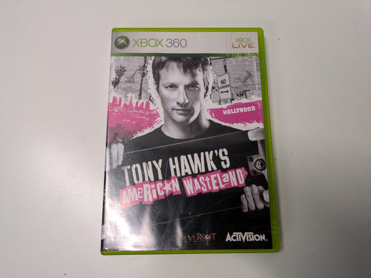 Tony Hawk's American Wasteland (Xbox 360) Disc and Case - USED