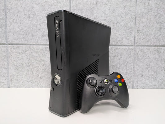 Microsoft 4GB Xbox 360 Slim Console w/ Controller & Cords - USED (TL2-17)
