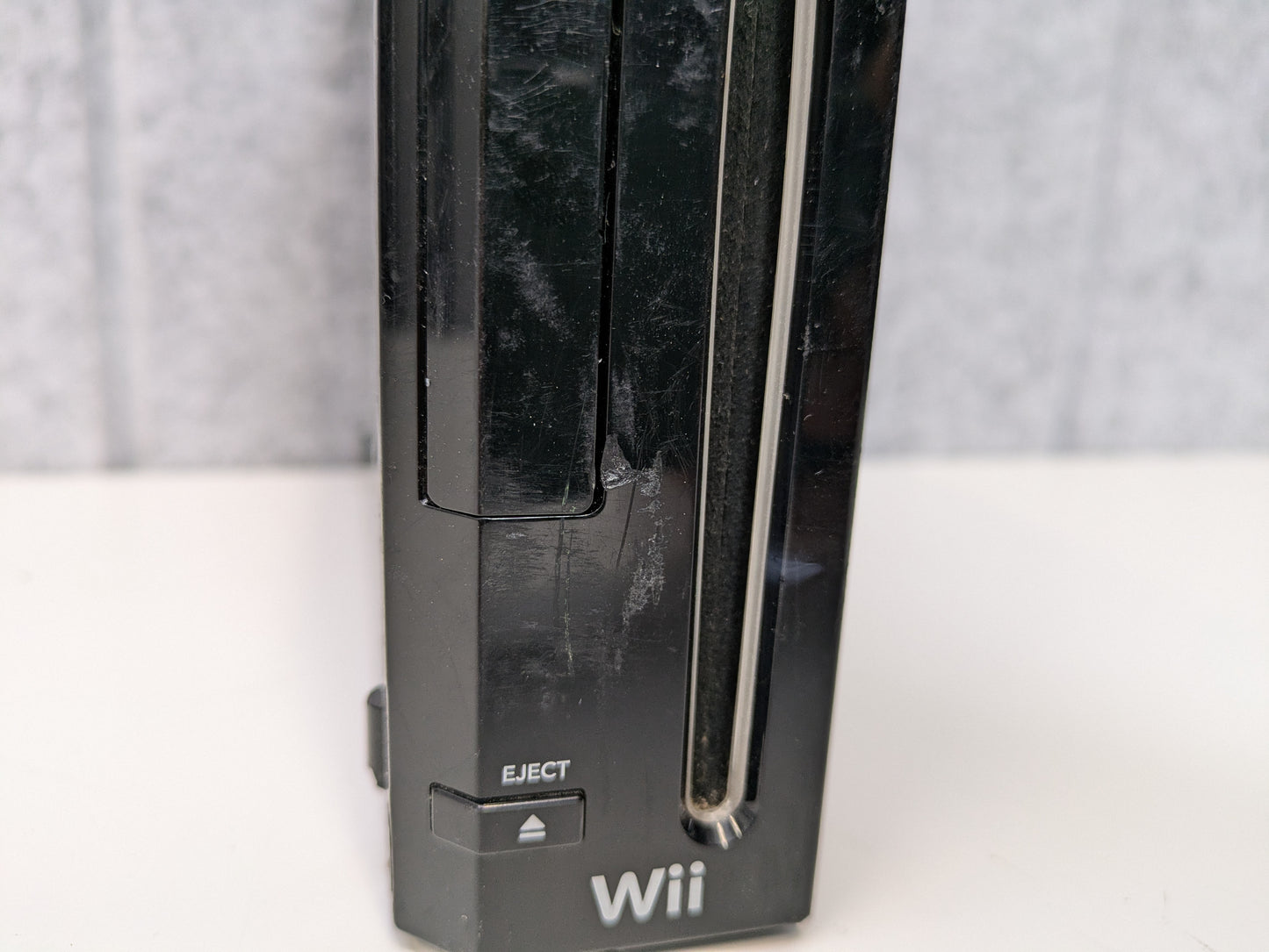 Nintendo Black Wii GameCube-Compatible Console ONLY - AS-IS