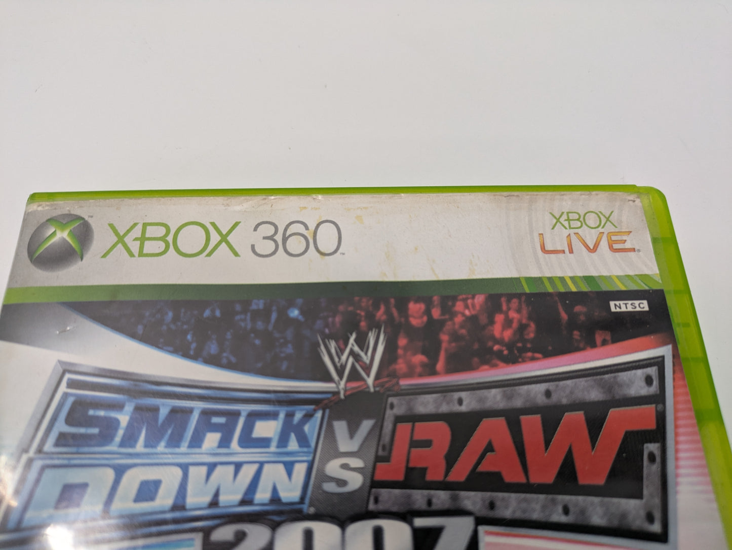 WWE Smackdown vs. Raw 2007 (Xbox 360) Game and Case Only - USED