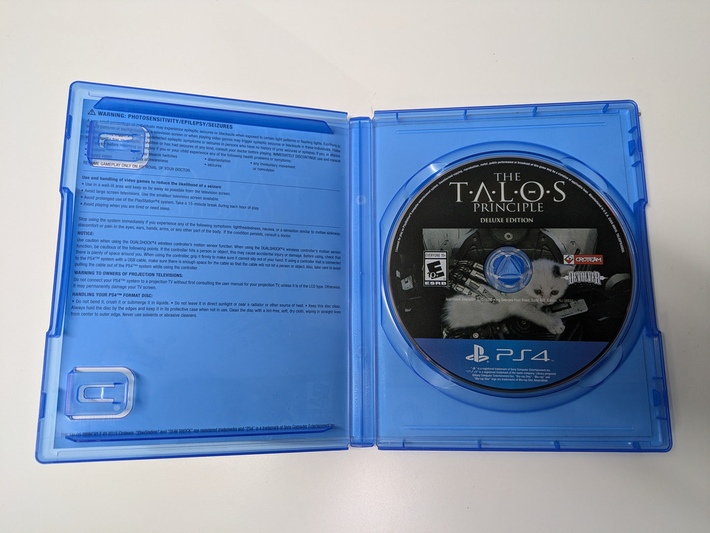 The Talos Principle [Deluxe Edition] (PlayStation 4 PS4) CIB - USED