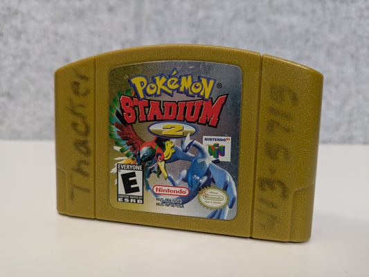 Pokemon Stadium 2 (Nintendo 64 N64) Cartridge ONLY - USED