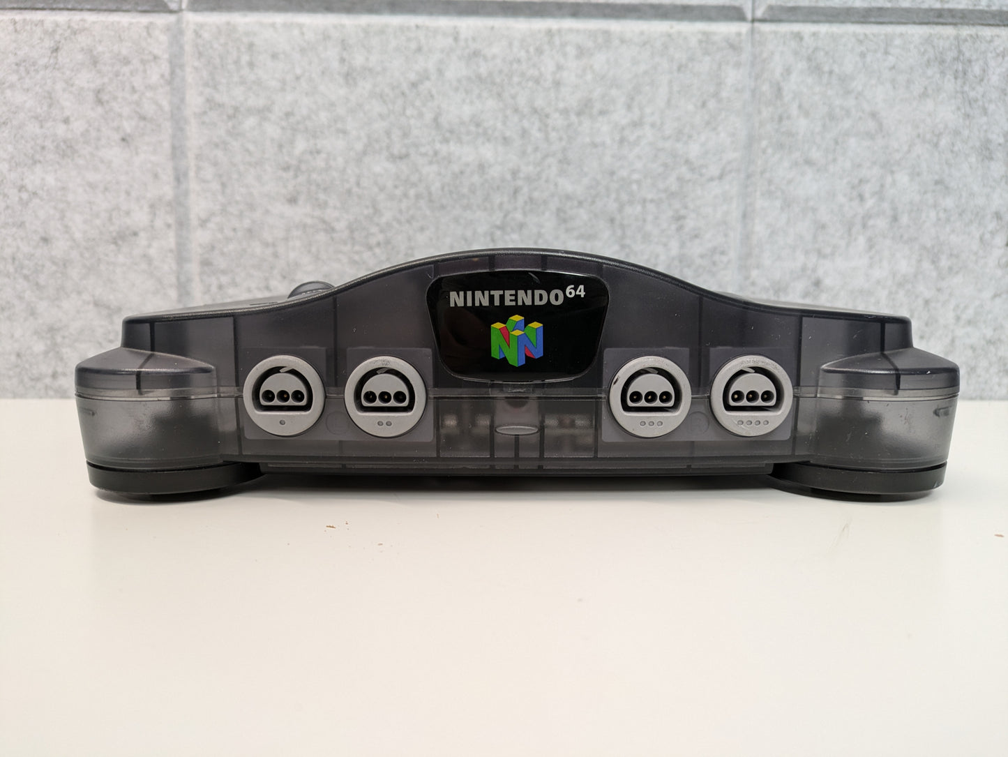 Nintendo 64 N64 Smoke Gray Console w/ Controllers & Cables - USED