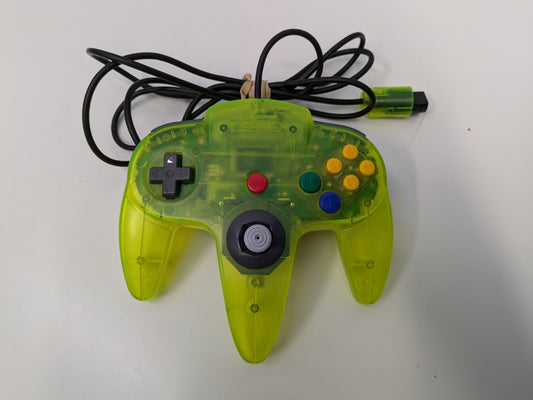 Nintendo 64 N64 Extreme Green Controller