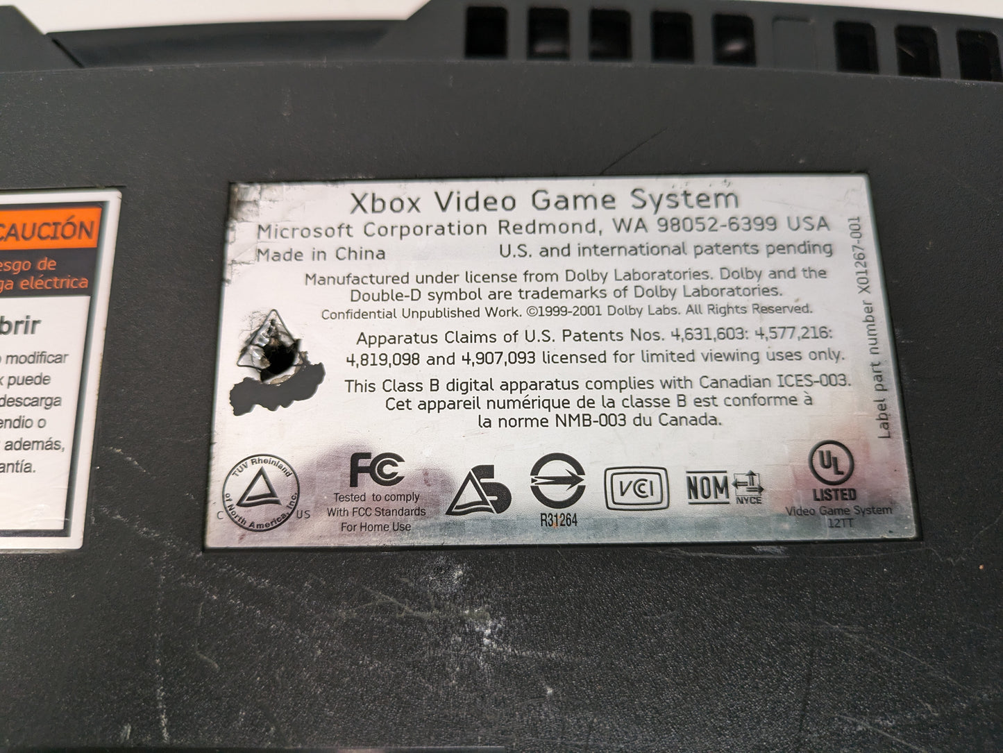 Microsoft OG Xbox MODDED Console ONLY - AS-IS (HMH13)