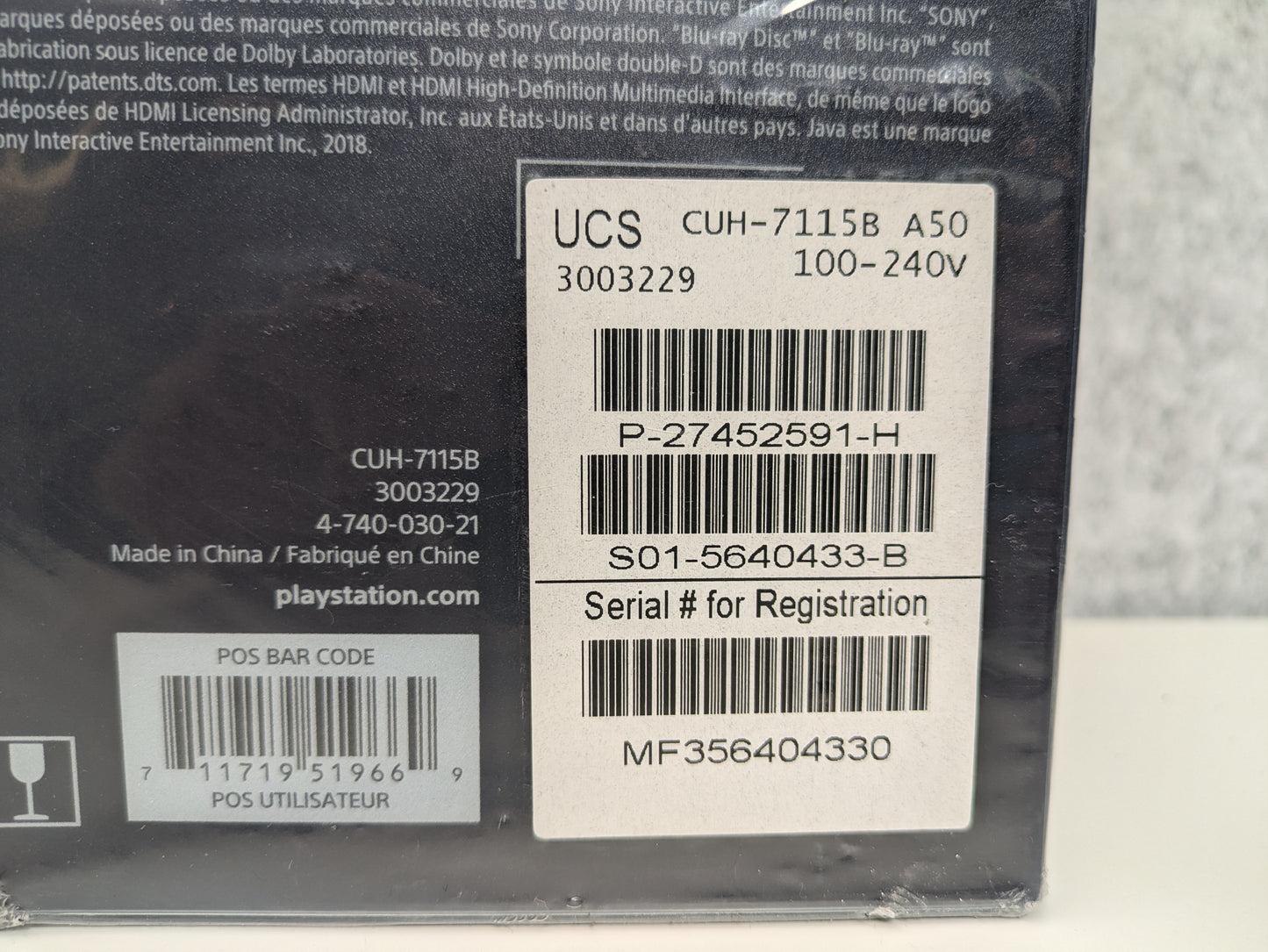 Sony 2TB PlayStation 4 PS4 Pro '500 Million Sold' Edition CIB - NEW/SEALED