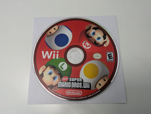 New Super Mario Bros. Wii (Nintendo Wii) Game ONLY - USED