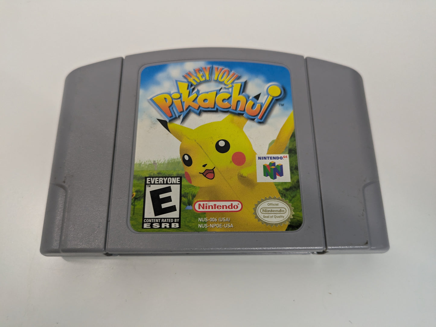 Hey You, Pikachu! (Nintendo 64 N64) Cartridge w/ VRU & Microphone - USED