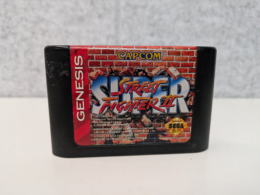 Super Street Fighter II (Sega Genesis) Game ONLY - USED