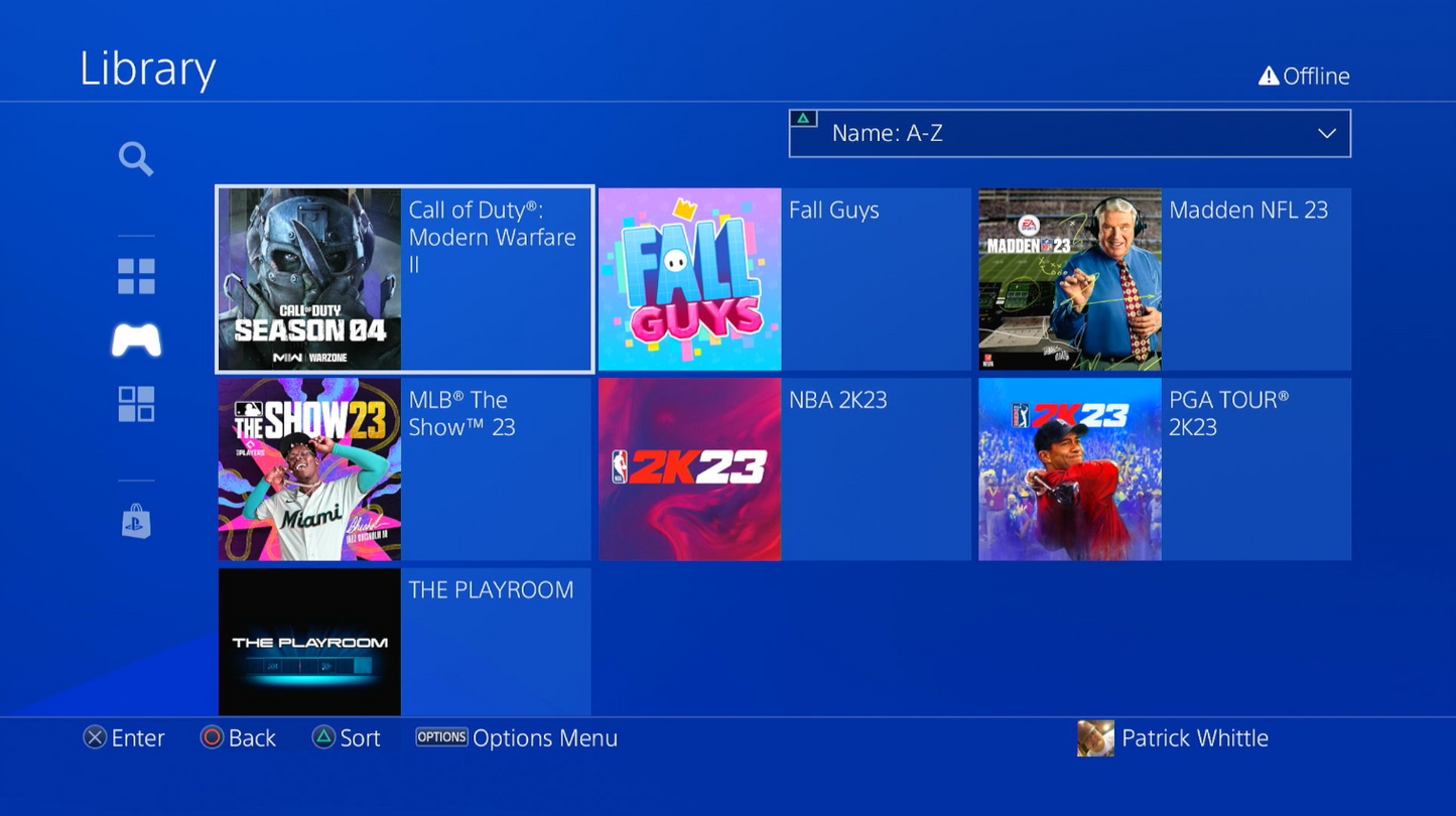 Sony PlayStation 4 Slim (Console Only, w/ 7x Digital Games) - 1TB - Black - USED