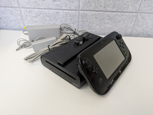 Nintendo Wii U Black w/ GamePad and accessories - GameStop Refurbished - Used