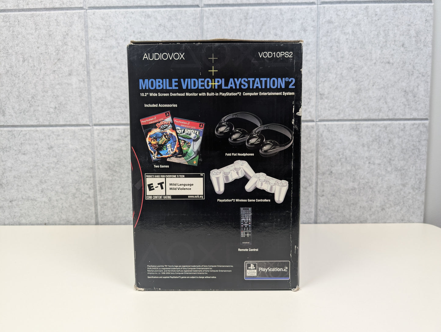 AudioVox Mobile Video+PlayStation 2 Overhead Car Entertainment System - USED
