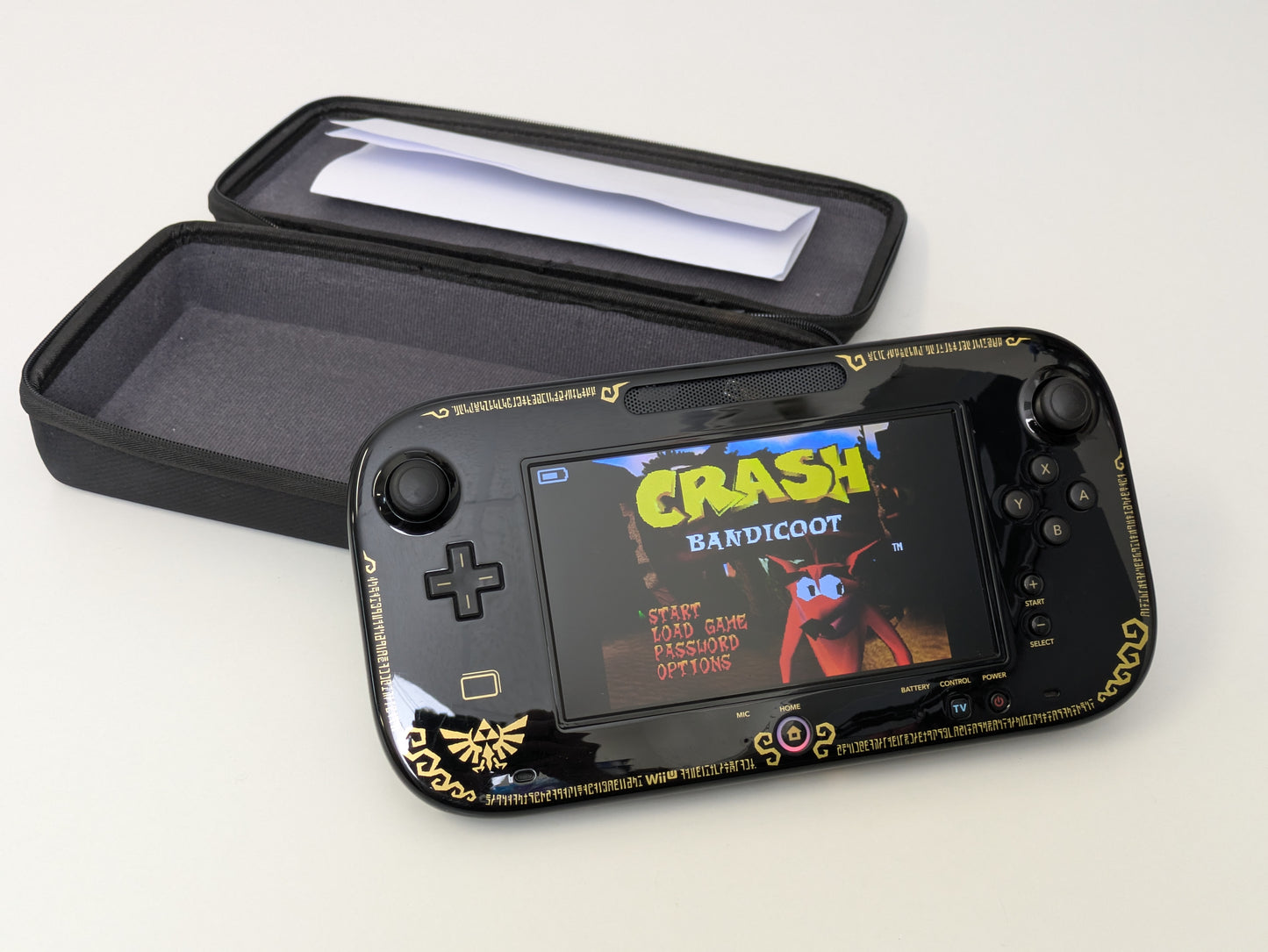 Nintendo Wii U GamePad w/ RetroPi on Raspberry Pi 4 - Custom Emulation Device - AS-IS