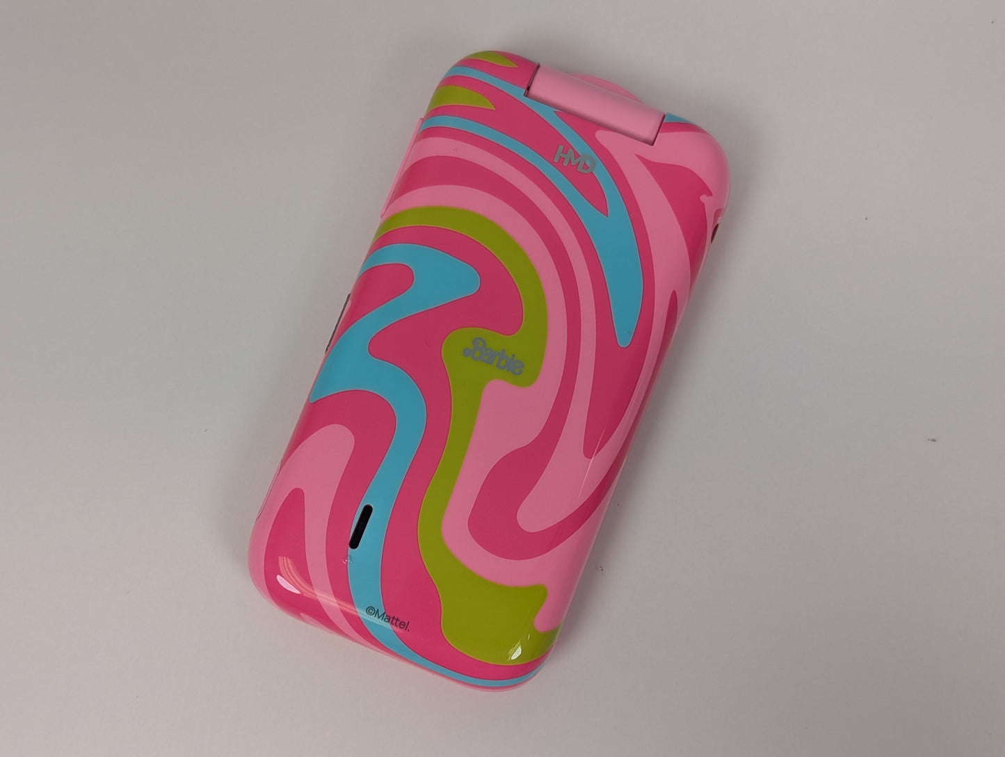 HMD Barbie Flip Phone (Network Unlocked) - US Version w/ KaiOS - Pink - USED