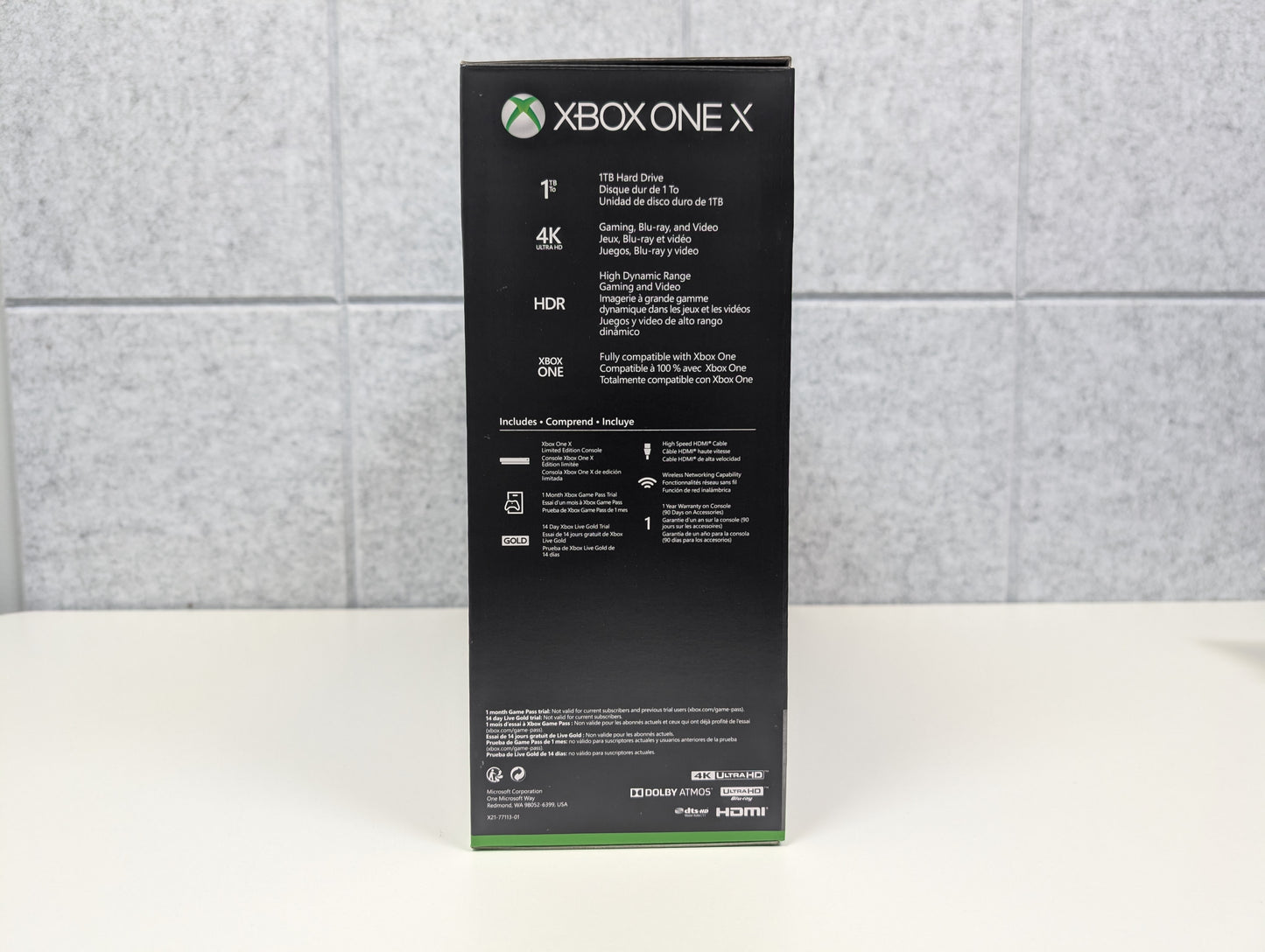 Microsoft Xbox One X - TACO BELL LTD. ED. Silver/White - 1TB - OPEN BOX