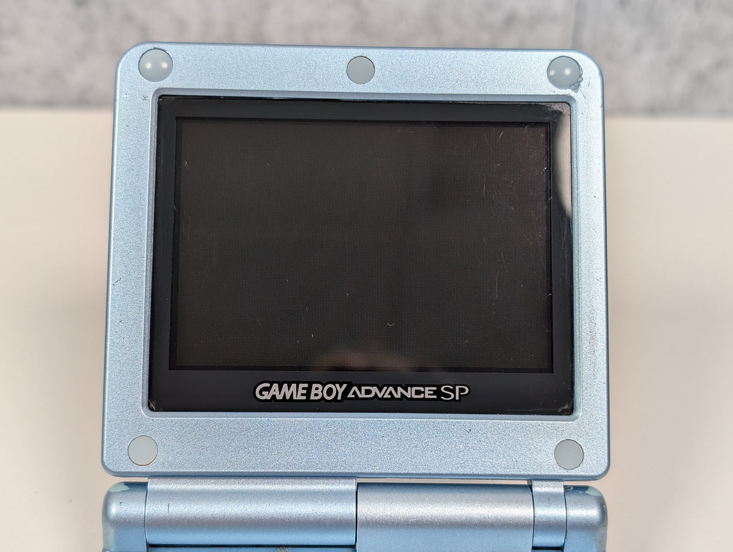 Nintendo GameBoy Advance SP AGS-101 (w/ accessories) - Pearl Blue - USED