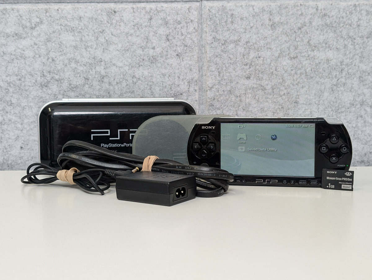 Sony PlayStation Portable (3000 Model) - 1GB - Black - USED – JROB 