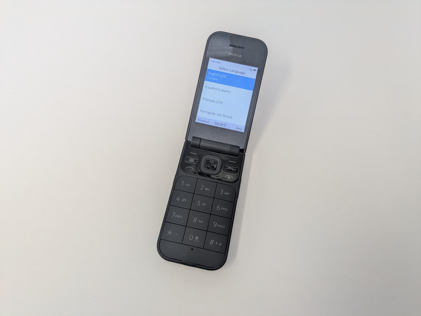 Nokia 2720 V Flip - 4GB - Gray - Verizon - USED