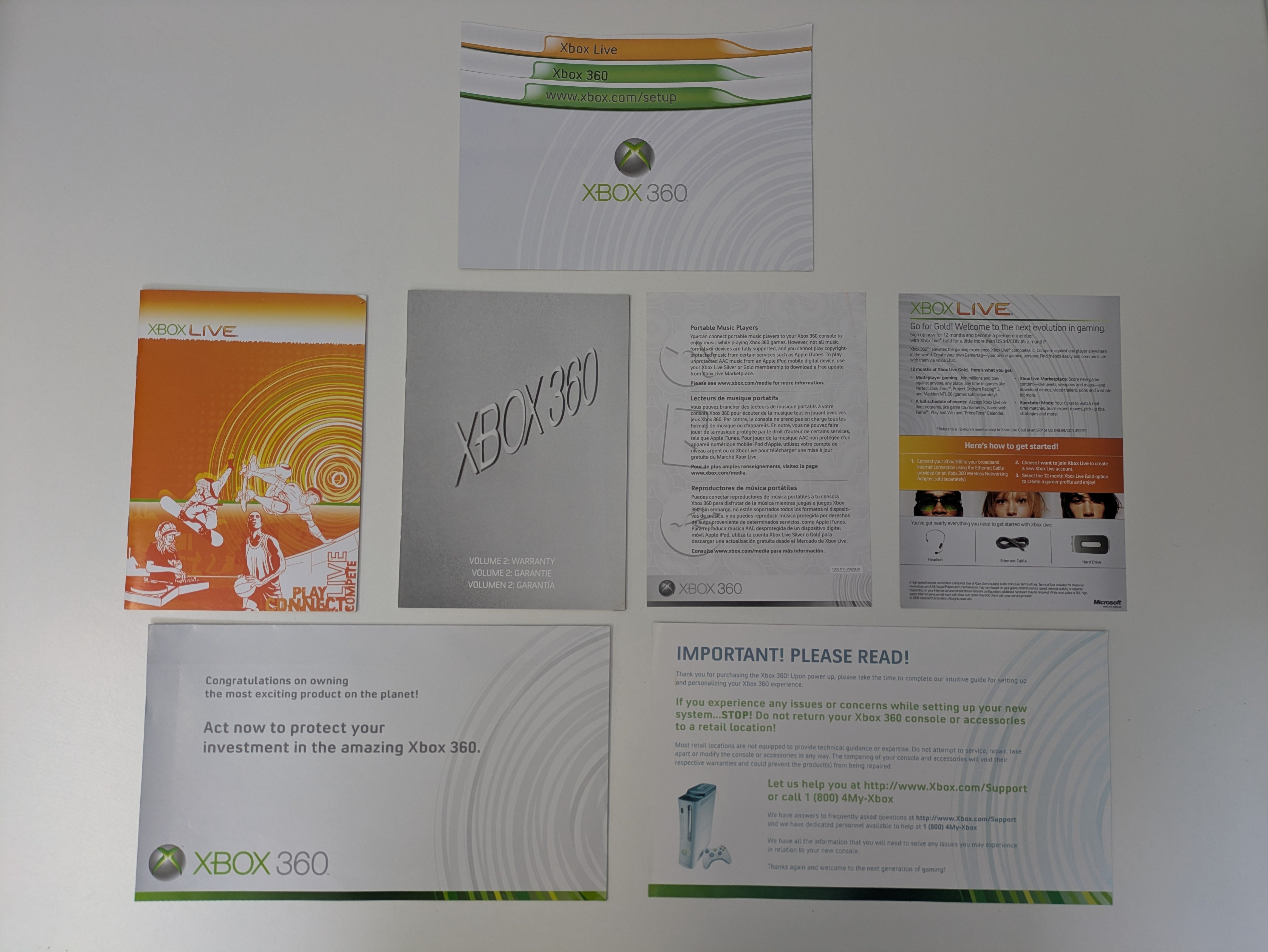 Microsoft Xbox 360 Summer Intern Edition w/ Box - 60GB - White